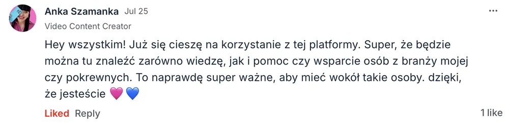 Opinia członka MOCNO Clubu
